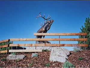 Photo of Leanin Tree Museum Fence